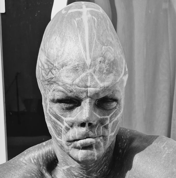 'Black alien' with extreme body mods shows 'new look' – but fans troll him