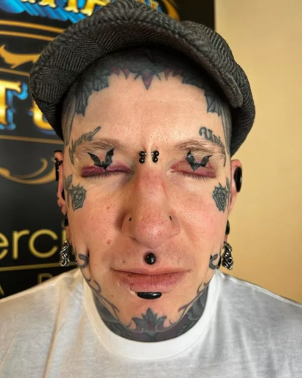 Extreme body modification dad shows evolution of ink after spending over £75k