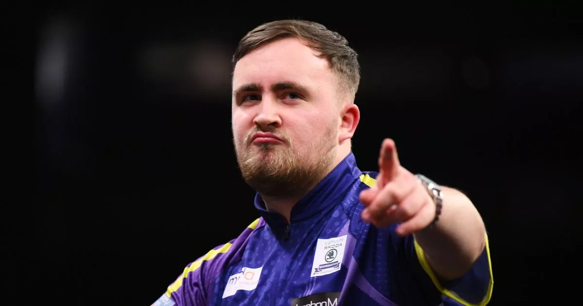 Luke Littler's has brilliant five-word response to fan after missing tournament