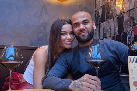 Dani Alves’ mannequin spouse Joana Sanz proclaims she’s pregnant in a heartfelt social media message – simply three days after the previous Barcelona star’s rape conviction was overturned
