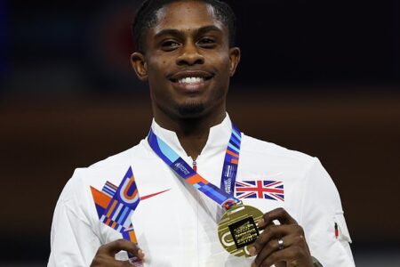 Welsh sprinter Jeremiah Azu opens up on coping with first-time fatherhood – as he juggles his new tasks alongside attempting to win World Indoor Championships gold