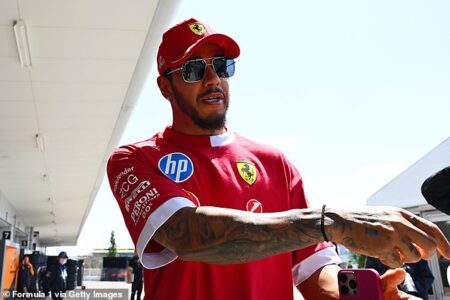 Lewis Hamilton slams ‘utterly RUBBISH’ claims that he’s dropping religion with Ferrari after solely two races – and insists he is ‘100 per cent’ assured in staff forward of Japanese Grand Prix