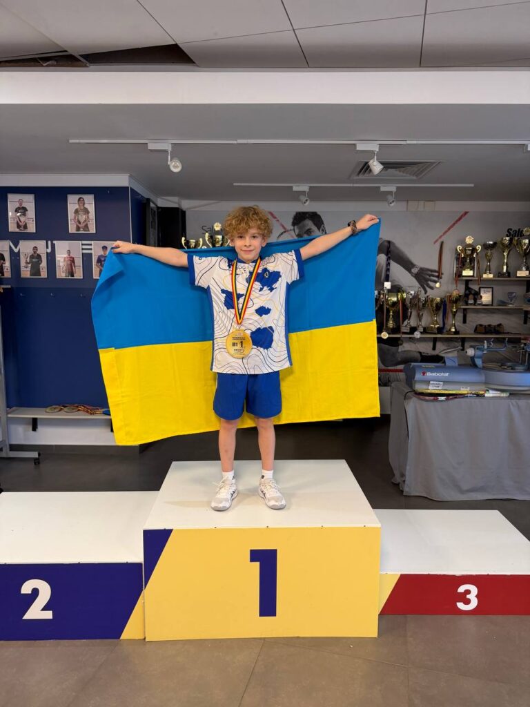 9-year-old Anastasiia Kovtun wins silver at her debut international squash tournament: Ukrainians claim five gold and two silver medals in Bucharest